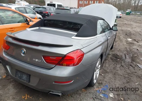 2012 BMW 650I z USA, uszkodzony, nr VIN WBALZ3C5XCDL72676